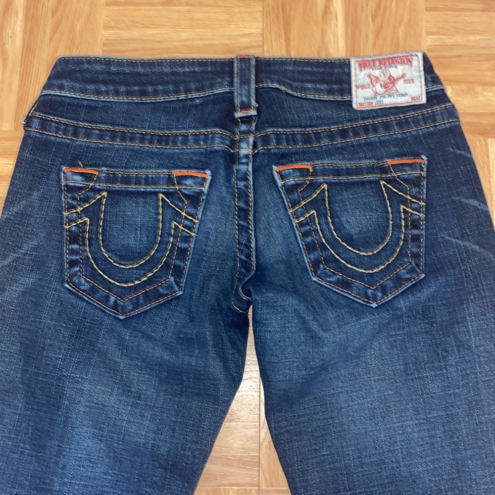 true religion“Lexi” low rise boot cut jeans
